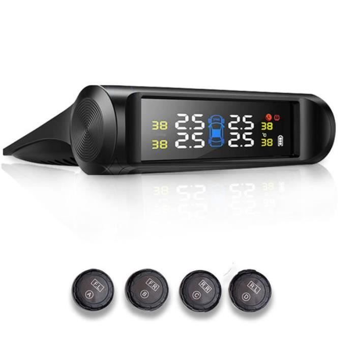 Système TPMS SQIANKUN Solaire - Surveillance Pression Pneus Voiture Avec Capteurs Externes Pour 4 Roues