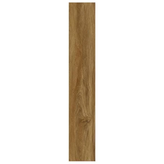 ZERONE Panneaux muraux Aspect bois Marron PVC 2,06 m² A351816 DA007
