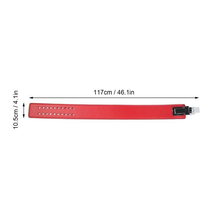 Ceinture de musculation en cuir de vache avec boucle à levier pour haltérophilie, fitness, bodybuilding (noir, taille L Ceinture de musculation en cuir de vache avec boucle à levier pour haltérophilie, fitness, bodybuilding (noir, taille L