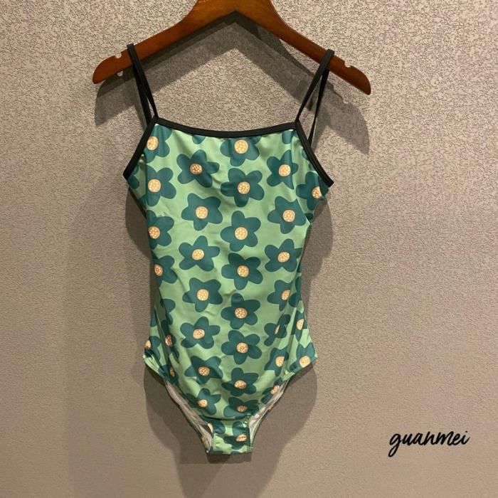 Maillot De Bain Une Pièce Suki Retro Babe - Rayé Bleu Et Blanc à Volants - Taille L - Neuf Avec étiquettes