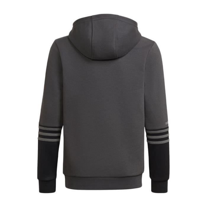 Sweat capuche Gris Gar on Adidas HE4770 Grey Cdiscount Pr t