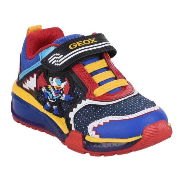 Baskets gar on GEOX Multicolore 32 Blanc Cdiscount Chaussures