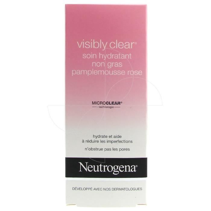 Neutrogena Refreshingly Clear - Gel Nettoyant Visage Sans Huile Au Pamplemousse Rose 50ml