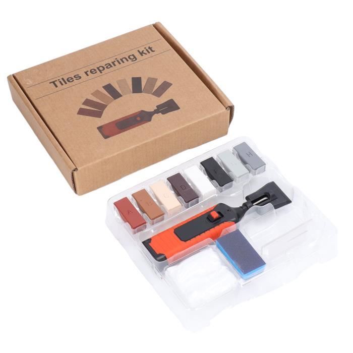 FRA - Kit de réparation de carrelage Ensemble de bloc de cire de stylo de  chauffage électrique de réparation de tuile outils - Cdiscount Auto