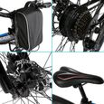 Vélo VTT 26 pouces 36V vélo de montagne de puissance électrique pliable avec batterie Lithium-Ion noir UK plug-2