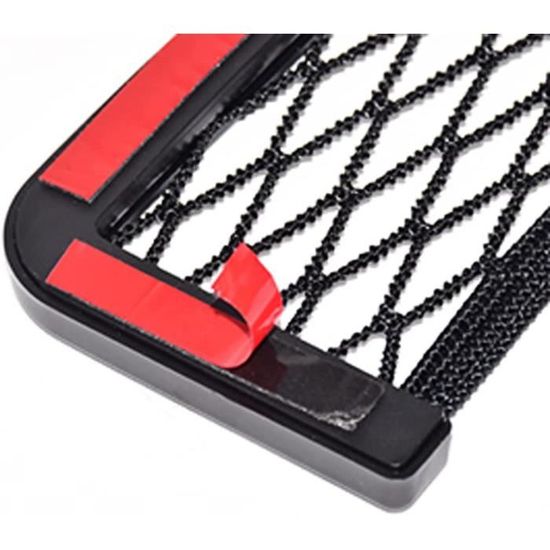 Filet De Rangement Voiture 26x12cm - Pochette Auto-adhésive Multifonction - Pour Voiture, Bateau, Camping-Car - Maille Élastique