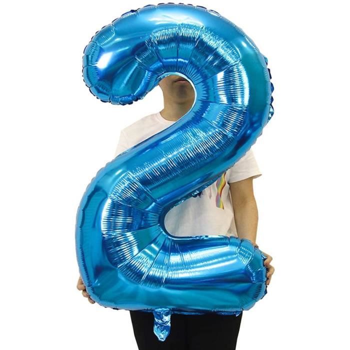ballon gonflable pour anniversaire bleu