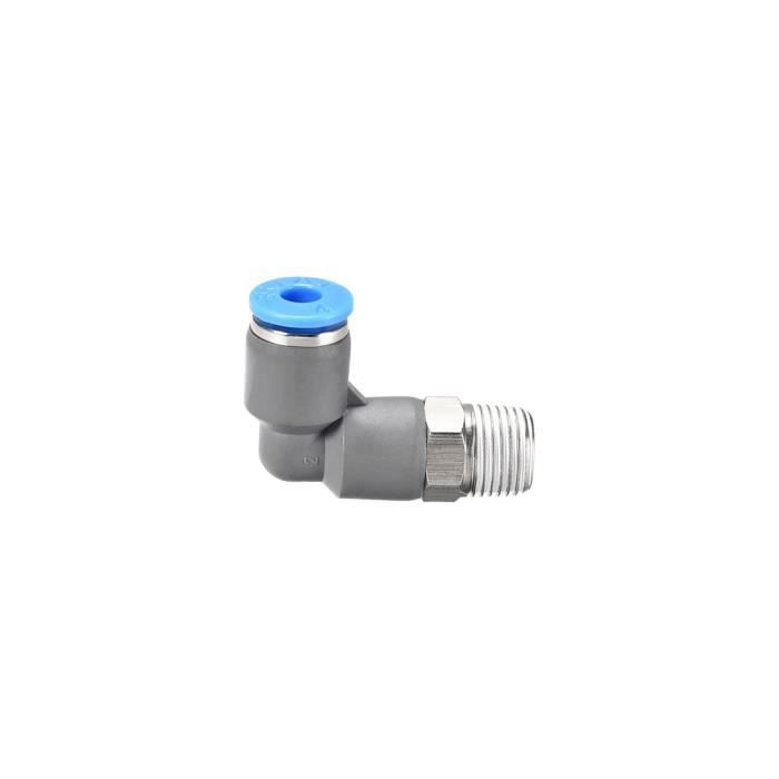 Raccord Coudé Enfichable 1/4"x3/8" - 3 Pièces Pour Système De Filtration D'eau RO
