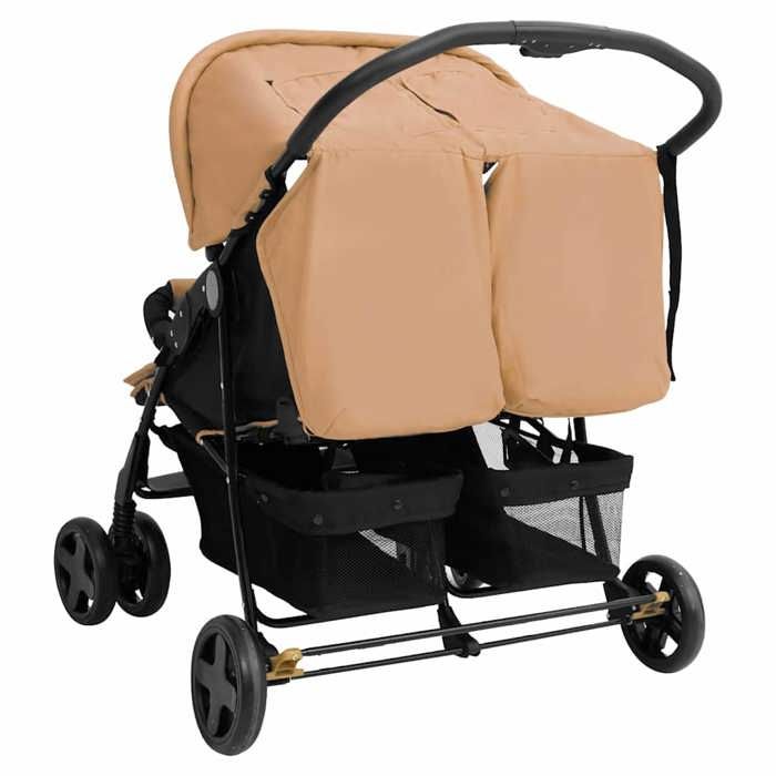 Poussette Pliable Voyage Poussette Double VidaXL Places