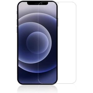 Protection écran Verre Trempé Pour IPhone - Modèles 6 à 12 Pro Max, SE, X, XR, Transparent Bord Noir, Neuf