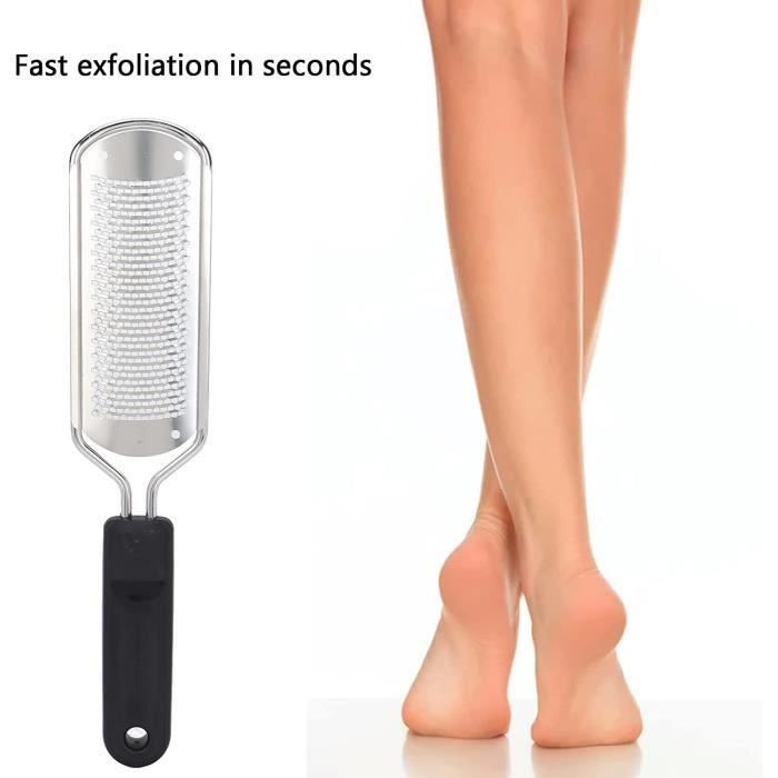 Râpe Exfoliante Pour Pieds En Acier - Manuel, Couleur Aléatoire - Produit De Pédicure Neuf