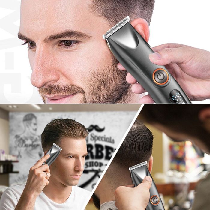 Tondeuse Professionnelle Hatteker GS67 - Pour Barbe Et Cheveux - Batterie Lithium-ion 150 Min Runtime