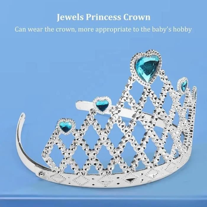 Bleu - Ensemble de chaussures de princesse avec couronne, Collier et  baguette pour petites filles - Cdiscount Jeux - Jouets