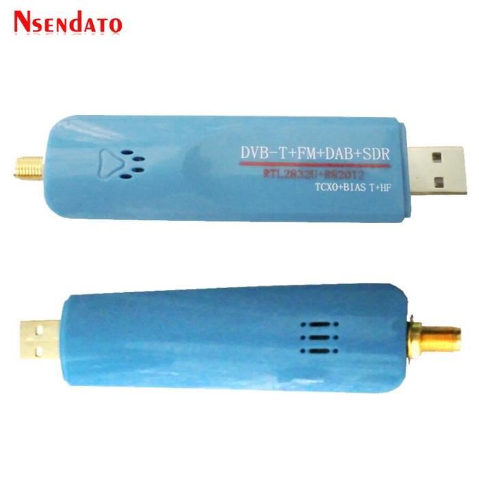 Clé numérique USB 2.0 RTL SDR TCXO RTL2832U + R820T2 DAB FM DVBT TV Tuner  Stick DVB-T + FM + DAB + SDR TV Scanner [0EB4E8A] - Cdiscount Informatique