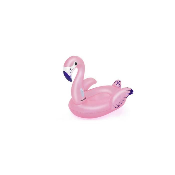 Bouée Flamant Rose Gonflable – 70x60x48 Cm – PVC épais – Pour Enfants 2-6 Ans – Plage Et Piscine