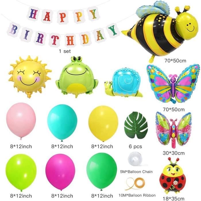 Décoration Anniversaire Anime - Kit Complet Avec Bannière Et Guirlandes Pour Fête Manga - 9