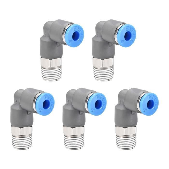 Adaptateur Coude Filetage 1/4 SAE Mâle à 5/16 SAE Femelle – Raccord Hydraulique Neuf