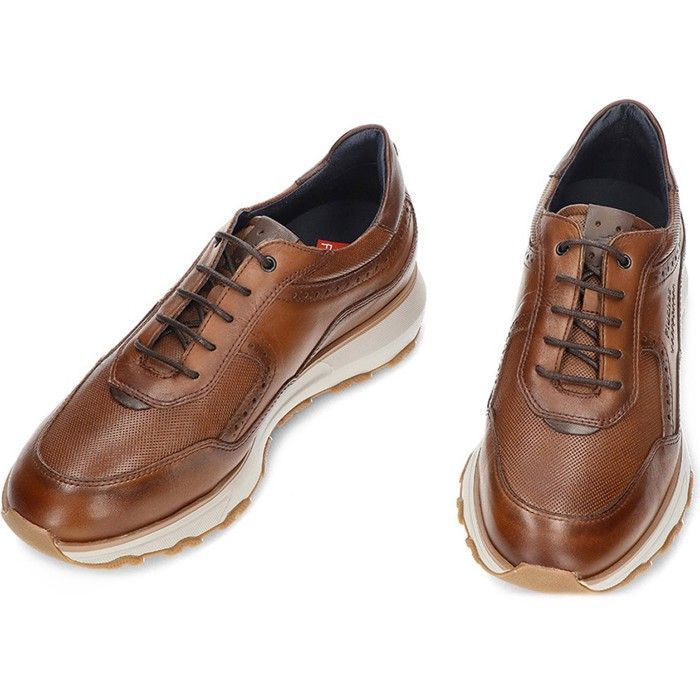 Chaussures Fluchos F1151 Barry Havana Cuir - Confortables Et Décontractées Homme Fabriquées En Espagne