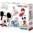 Puzzle enfant Disney - Clementoni - My First Puzzle - 4 puzzles - Donald, Mickey, Minnie - Moins de 100 pièces-0