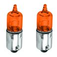 cyclingcolors 2x ampoule 12V 10W BA9S orange angel eyes voiture moto scooter phare-0