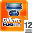 GILLETTE Lames Fusion Manuel (pack de 12)-0