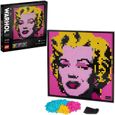 LEGO® ART 31197 Andy Warhol's Marilyn Monroe, Poster Mural, Loisirs Créatifs Adultes, Décoration Chambre ou Maison-0