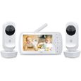 Ecoute bébé VM 35 T 2 CAM VIDEO  MAX ECRAN 5""avec 2 camera Zoom - Ecran partagé - Temperature - T-Walkie - MOTOROLA-0