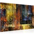 Tableau Deco Abstrait Multicolore Achat Vente Pas Cher