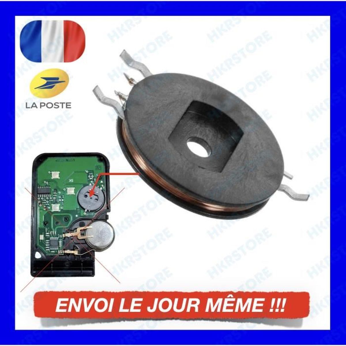BOBINE TRANSPONDEUR Pour RENAULT ANTI DÉMARRAGE CARTE Mégane 2 Scenic 2 Clio 3 Cdiscount Auto