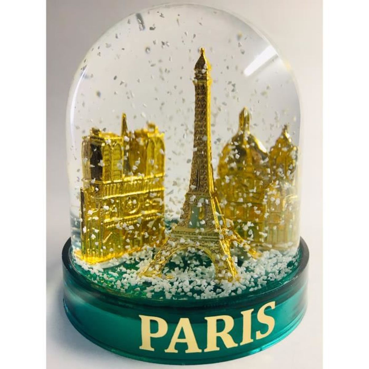Boule de Neige Tour Eiffel et autres Monuments de Paris Taille
