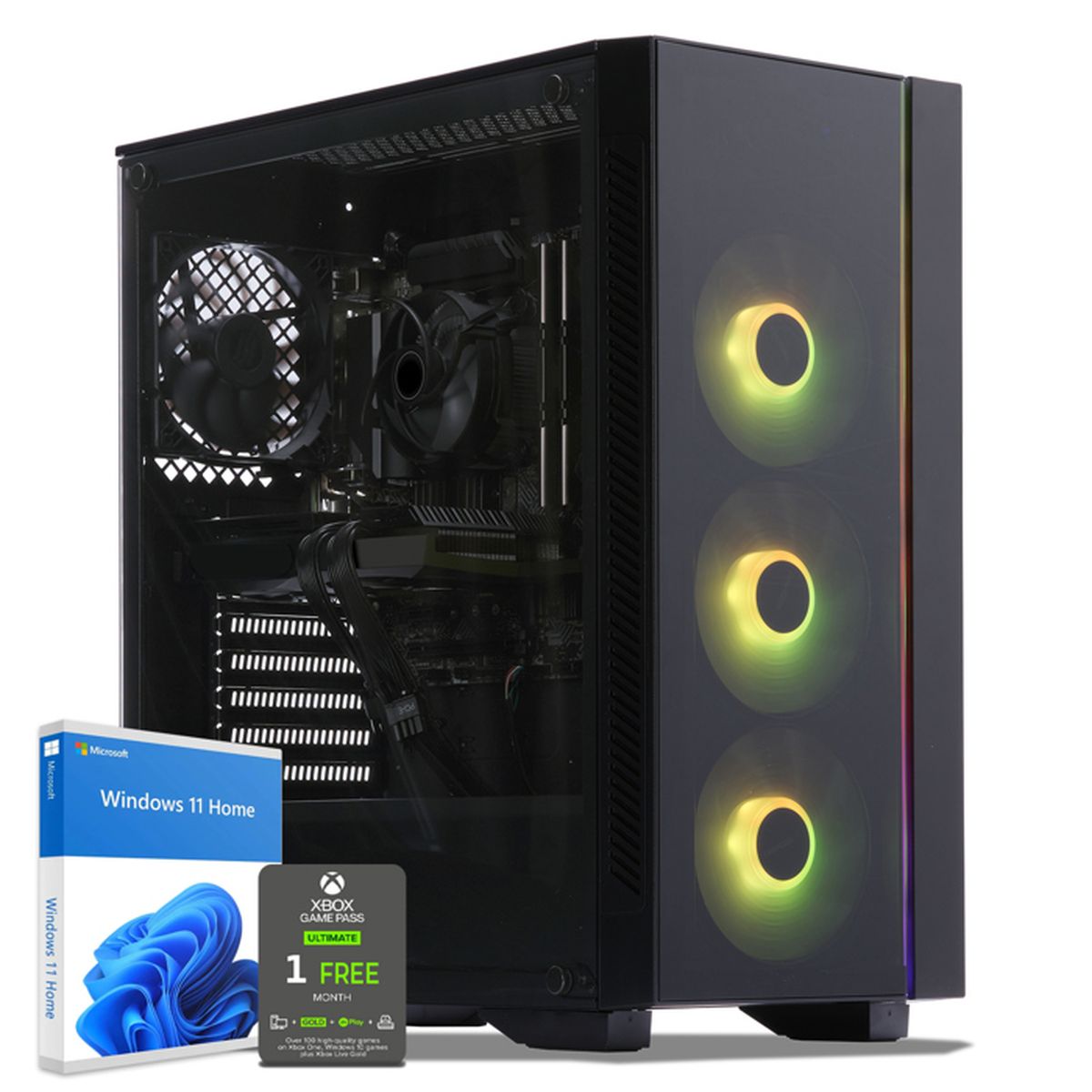 PC Gaming, AMD Ryzen 5, RX 570, 240Go SSD, 1To