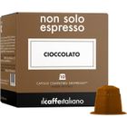 WILTEC 80 Capsules de Soluble Chocolat compatibles avec machines Nespresso - Nespresso 80 x Dosettes - Il Caffè Italiano