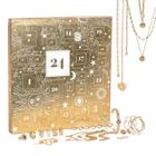 MES-BIJOUX.FR Calendrier de l'Avent 2022 Doré - 24 Bijoux