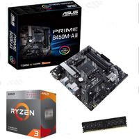 Kit upgrade évolution PC - Carte mère Asus + Processeur AMD Ryzen 3 + 16 Go DDR4