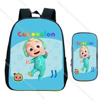 Seulement - Sac à dos - Sac à dos en forme de Cocomelon pour enfant en bas âge, ensemble de 2 pièces, sac à s