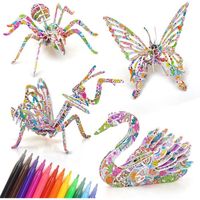 Puzzle 3D Insecte HEYZOEY - Animaux - Moins de 100 pièces - Blanc - Cadeaux pour Enfants