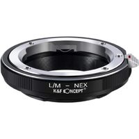 Adaptateur Monture Objectif K&F CONCEPT pour Objectif Leica M vers Caméra Sony Alpha Nex en métal