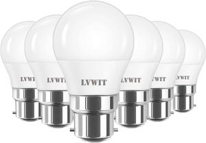 AMPOULE - LED 6.5W B22 Ampoules LED G45, Equivalente à 60W Ampou