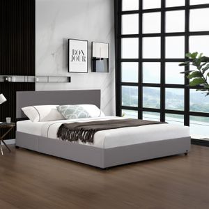 Tête De Lit Capitonnée Gris Argenté 180 Cm – édition Luxe, Pieds Arrondis, Tissu Anti-taches - 6