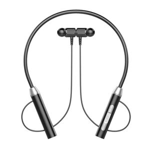 CASQUE - ÉCOUTEURS Noir-Écouteurs sans fil compatibles Bluetooth 5.2,