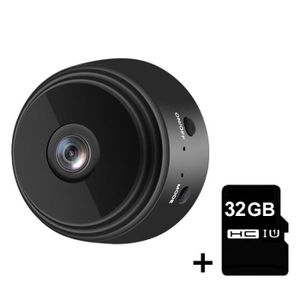 CAMÉSCOPE NUMÉRIQUE Noir 32 Go TF-Mini caméra HD Full 1080P WiFi sans 