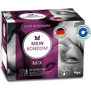 PRÉSERVATIF Préservatifs Masculins - Mein Kondom 40 Boîte Mix 
