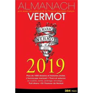 LIVRE HUMOUR Livre - almanach Vermot 2019 (édition 2019)