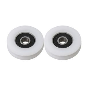 5pcs 3*10*3mm U Groove largeur 1.2 mm Guide Poulie Scellé Rail Roulement à billes 6
