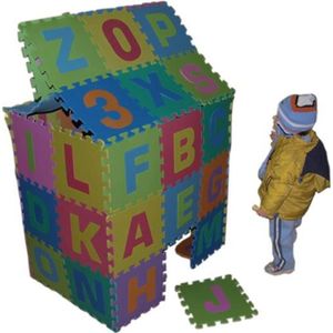 PUZZLE Tapis Puzzle en Mousse pour Enfants - Chiffre et A