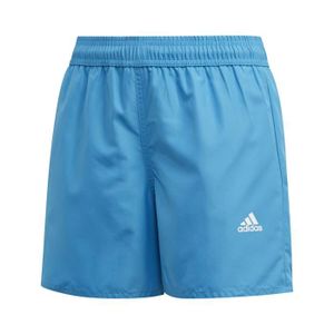 COMBINAISON DE SURF Short de bain junior adidas Badge of Sport - Bleu cyan - Natation - Garçon