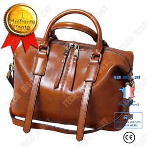 Lubardy Sacoche Ordinateur Portable 15,6 Pouces Cuir PU Sac à Main  Imperméable Sac à Bandoulière Homme Sac Messenger Mallette de d'affaires  Travail