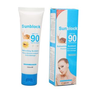 SOLAIRE CORPS VISAGE RUR Lotion solaire UVA UVB Protection Sunblock Crème Solaire Hydratante Rafraîchissante pour Hommes Femmes SPF90PA++ 100 ml LC044