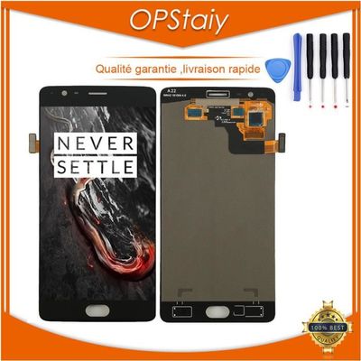 Écran Tactile + Cadre Pour ONEPLUS 3T (A3010) - Display Assembly NEUF Noir