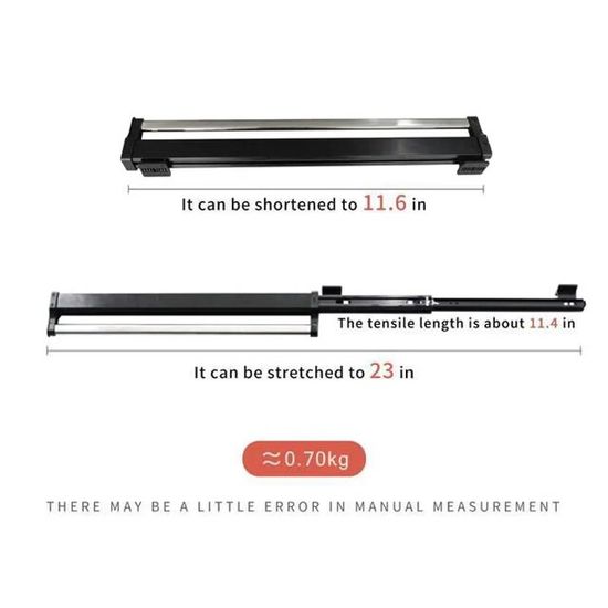 Tringle Coulissante De Placard Coulissant Rail De Cintre De Garde-Robe
